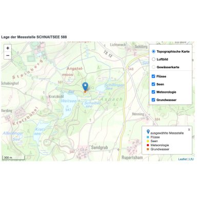 Lage der Messstelle SCHNAITSEE 588